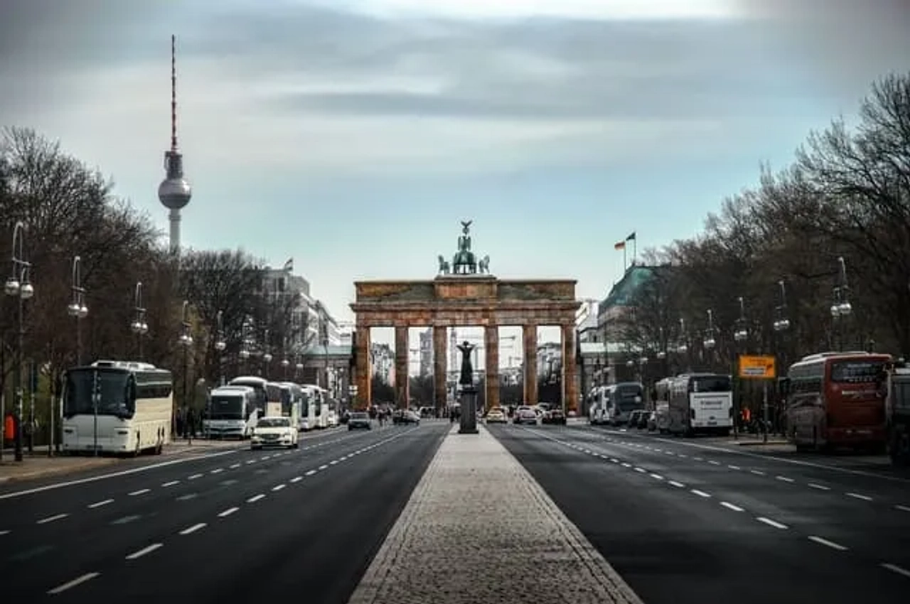 Portão de Brandenburg em Berlim na Alemanha