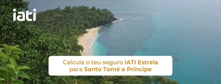 "Calcule seu seguro IATI Estrela para Santo Tomé e Príncipe!"