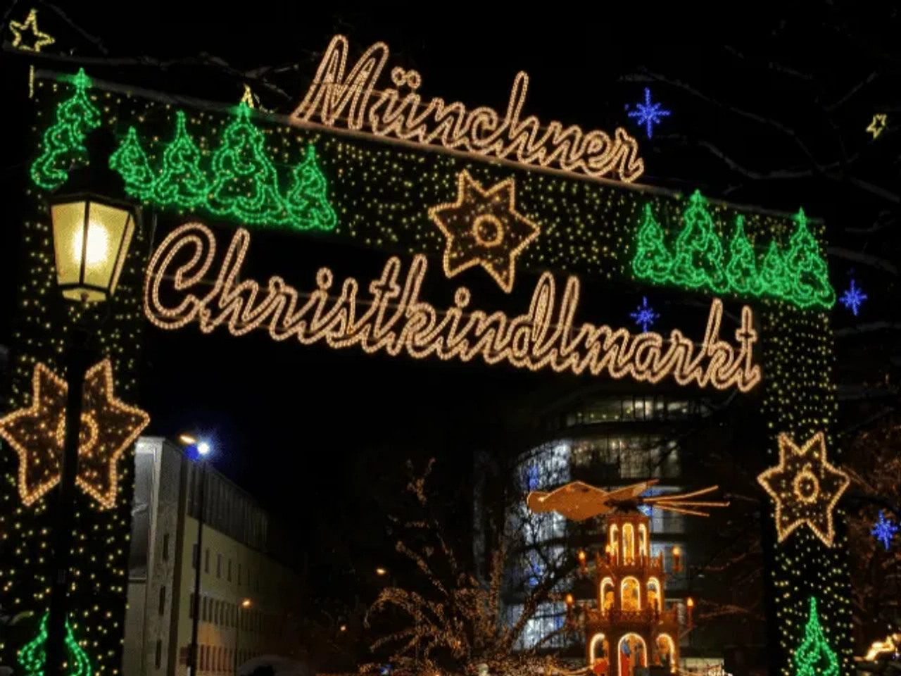 mercado de natal em munique na alemanha