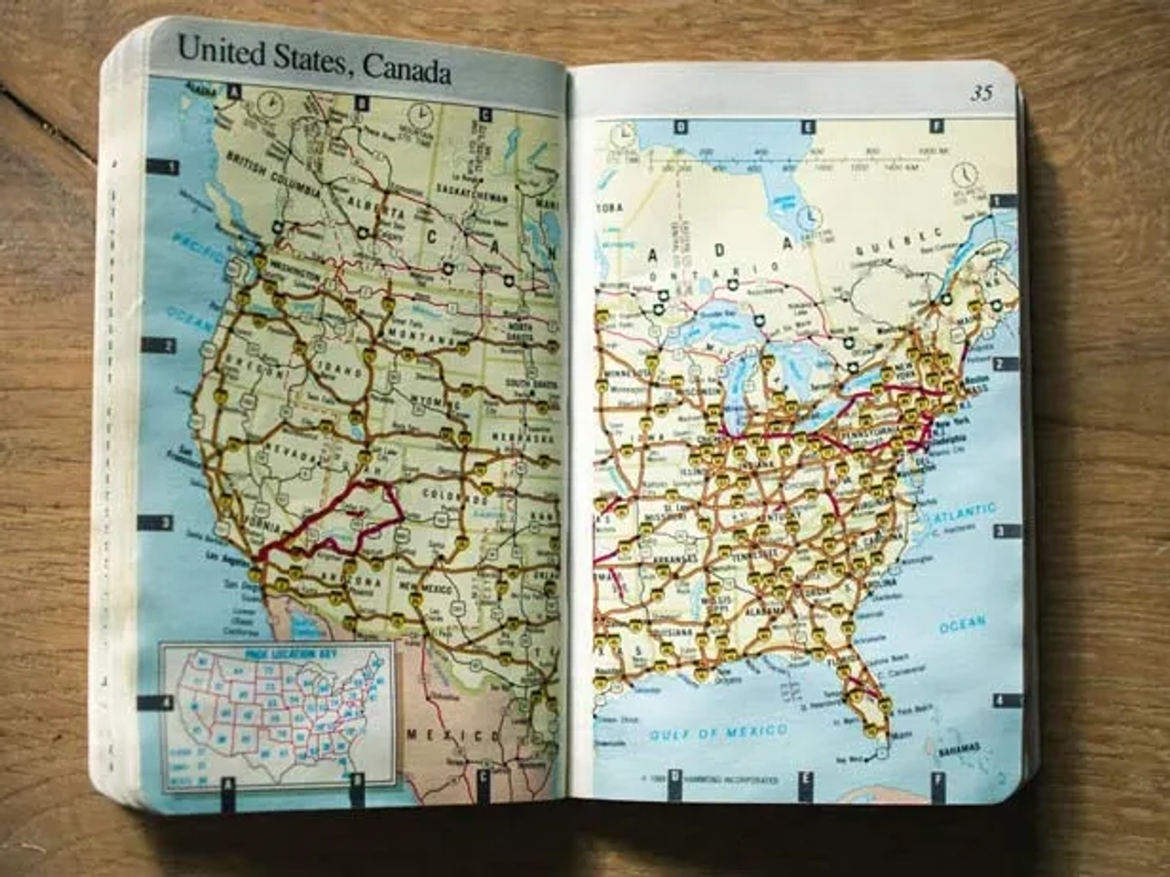 planificar ruta por Estados Unidos