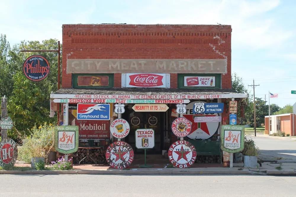 Oklahoma en la Ruta 66 en coche