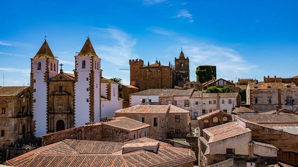 Cáceres cidade histórica Espanha
