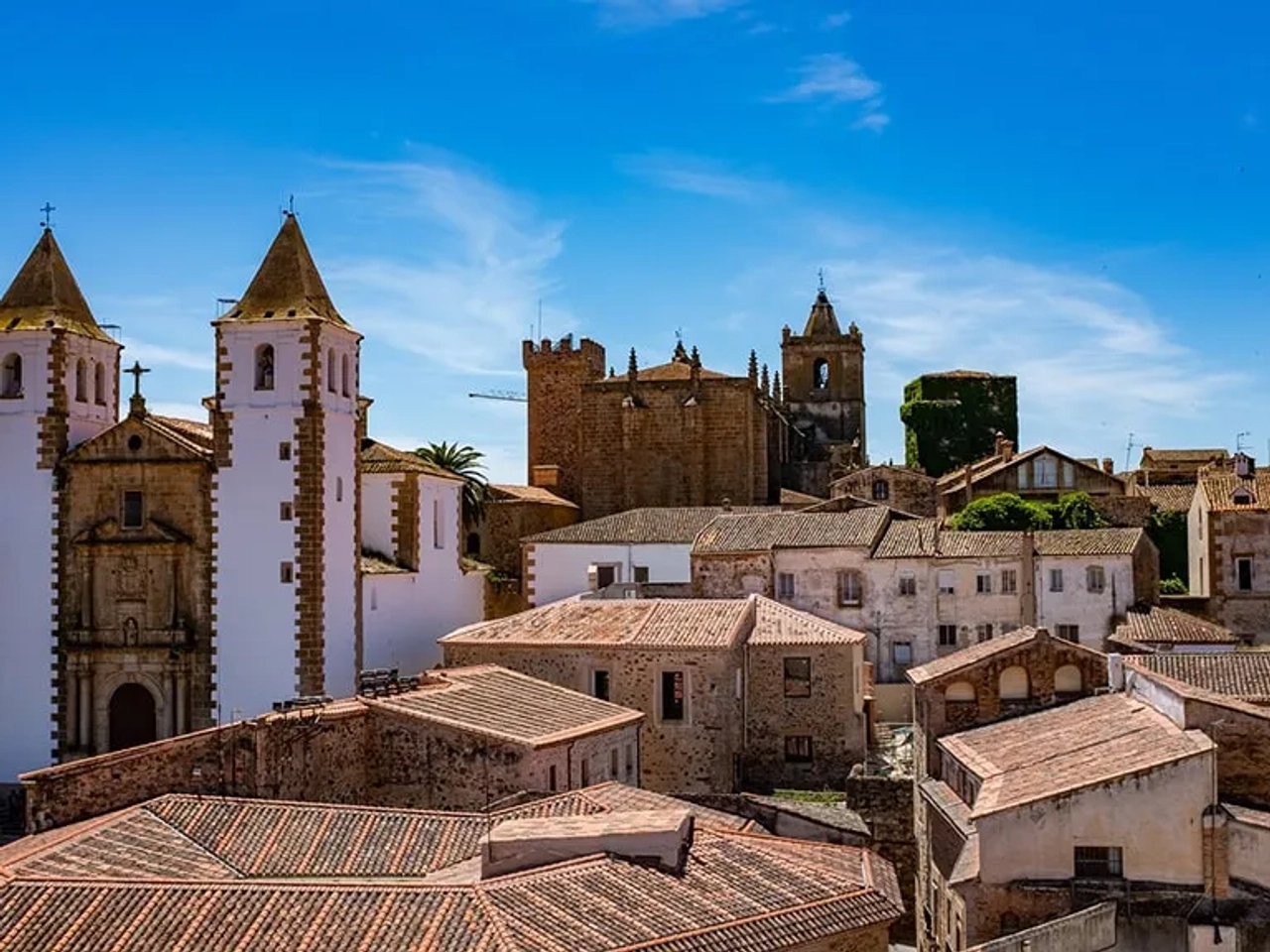 Cáceres cidade histórica Espanha
