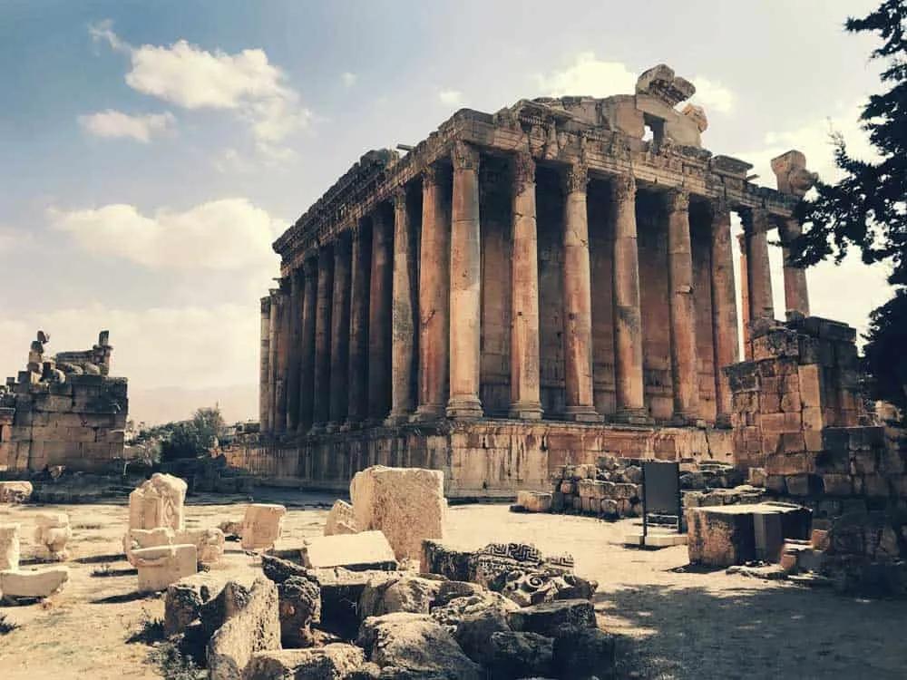 ruinas romanas en Líbano
