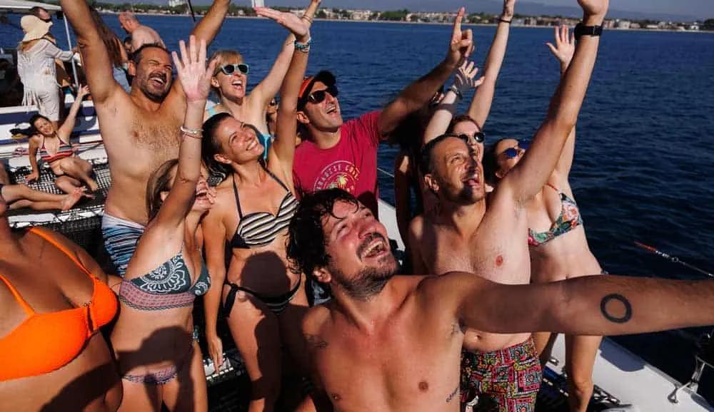 paseo en catamarán por Salou