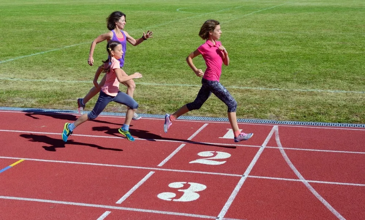 atletismo y niños