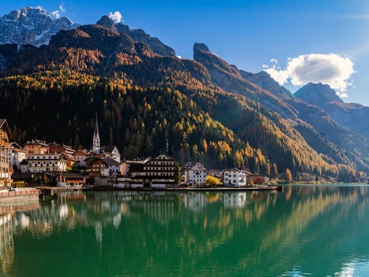 Alleghe se trata del monte Civetta