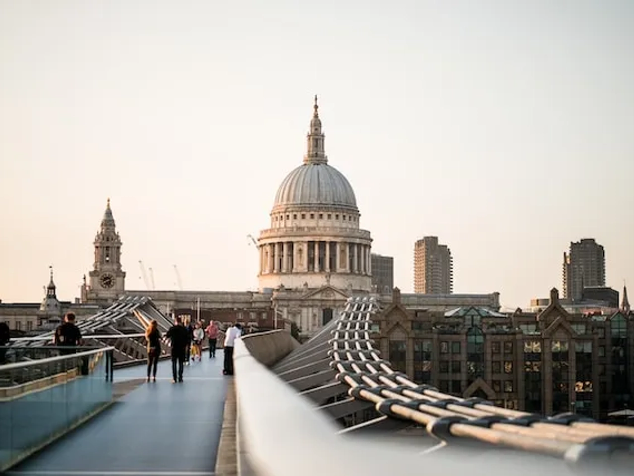 the millenium bridge in london
