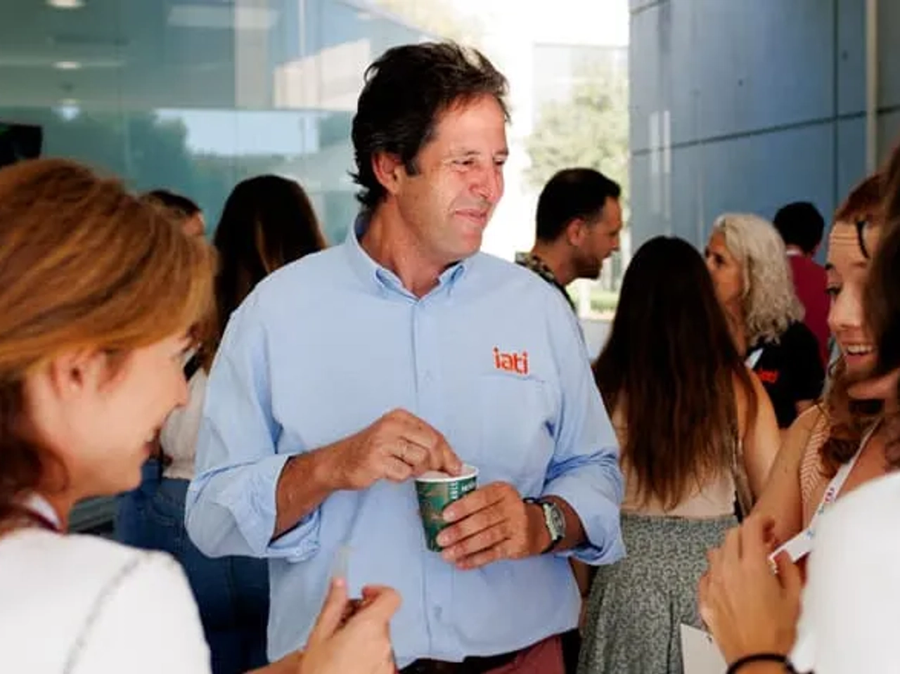 Alfonso Calzado en el healty break