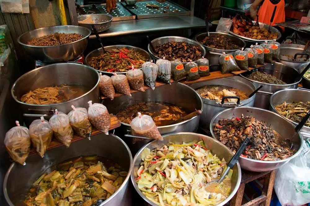 comida callejera en Tailandia