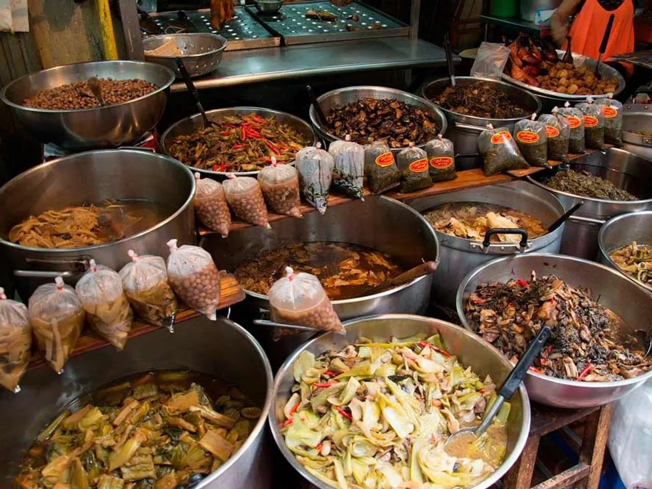comida callejera en Tailandia