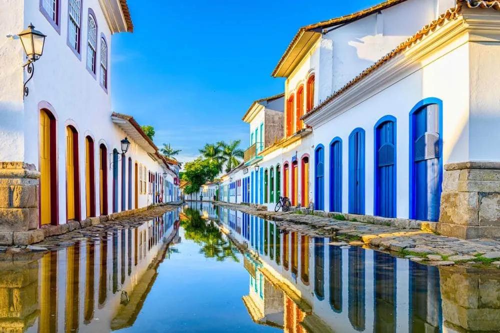 las callejuelas adoquinadas de Paraty