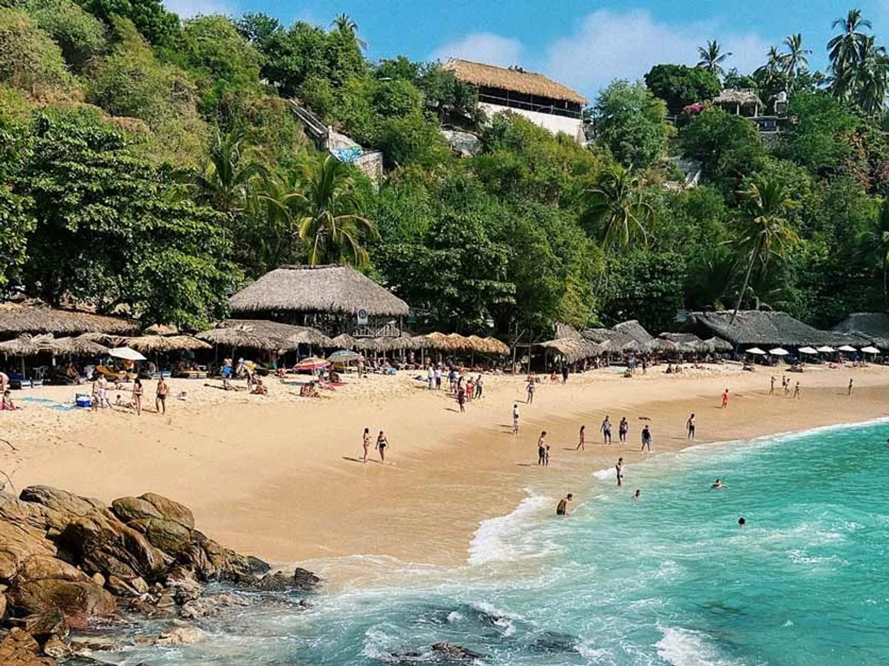 Praia Carrizalillo no México