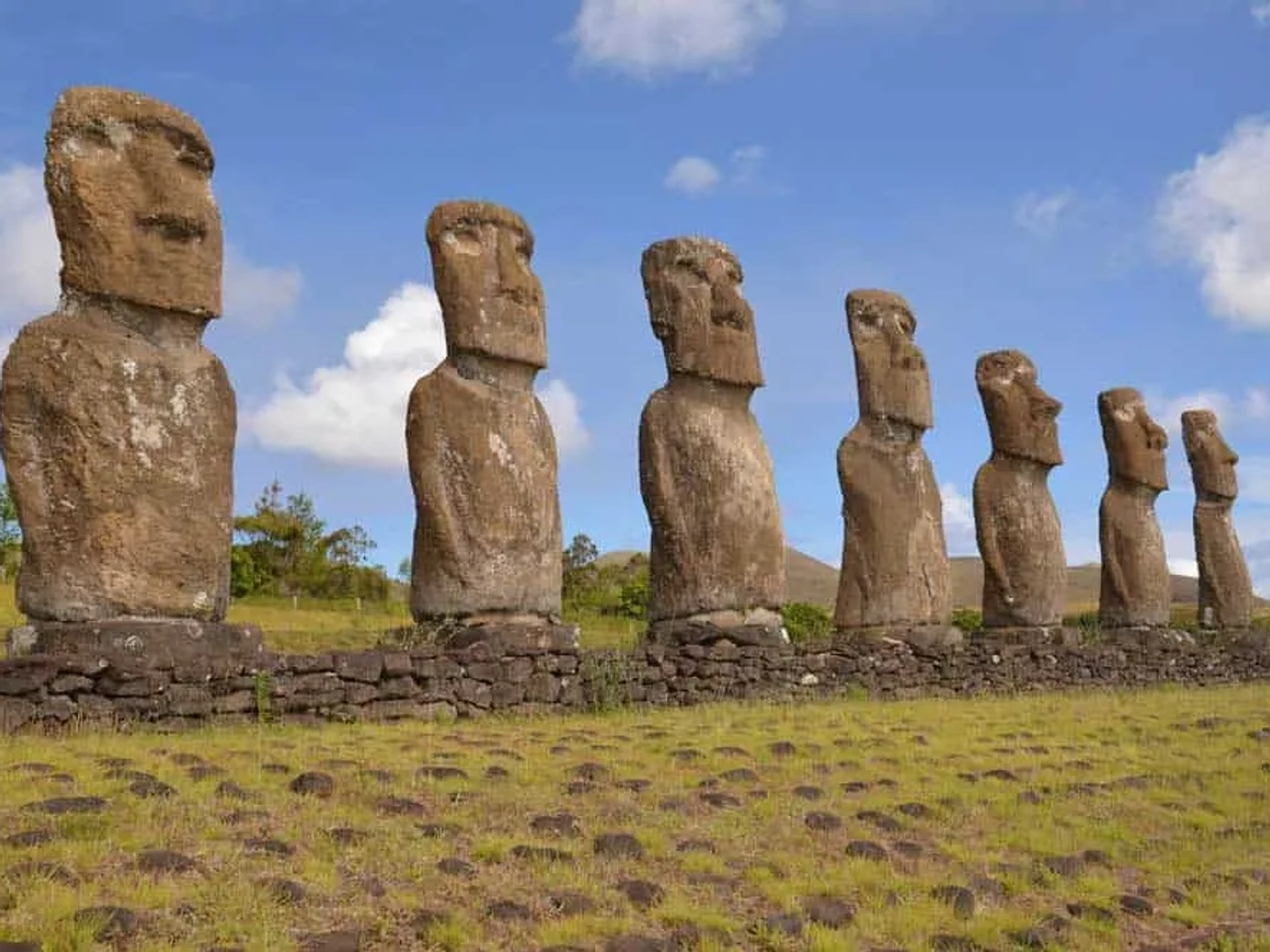 Moáis de Ahu Akivi