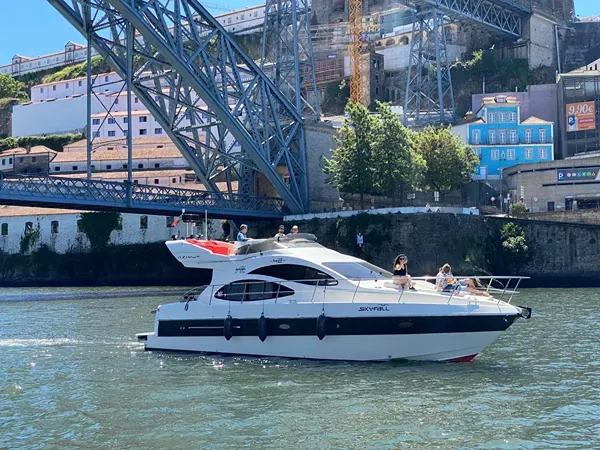 Barco por el Río Duero en Oporto