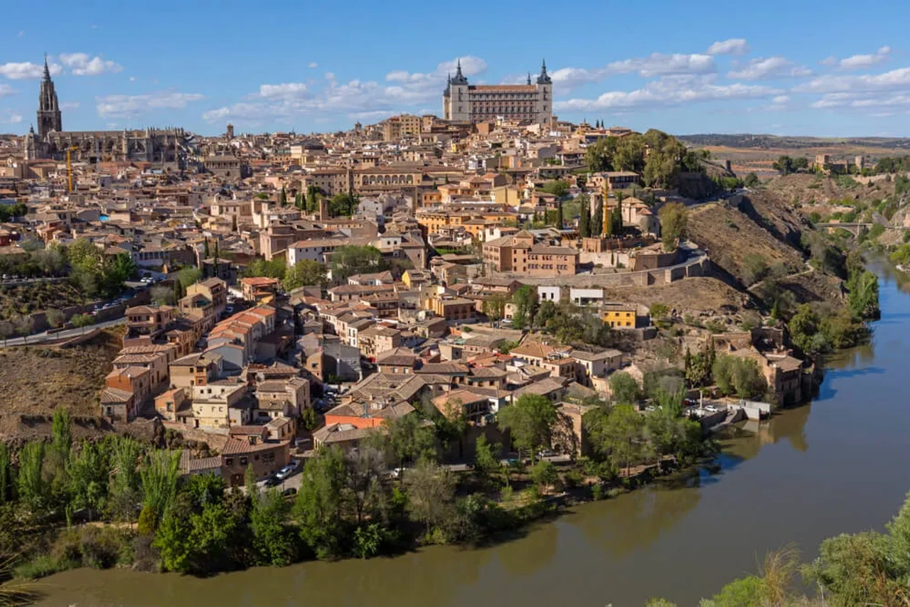 toledo visto desde o miradouro do vale