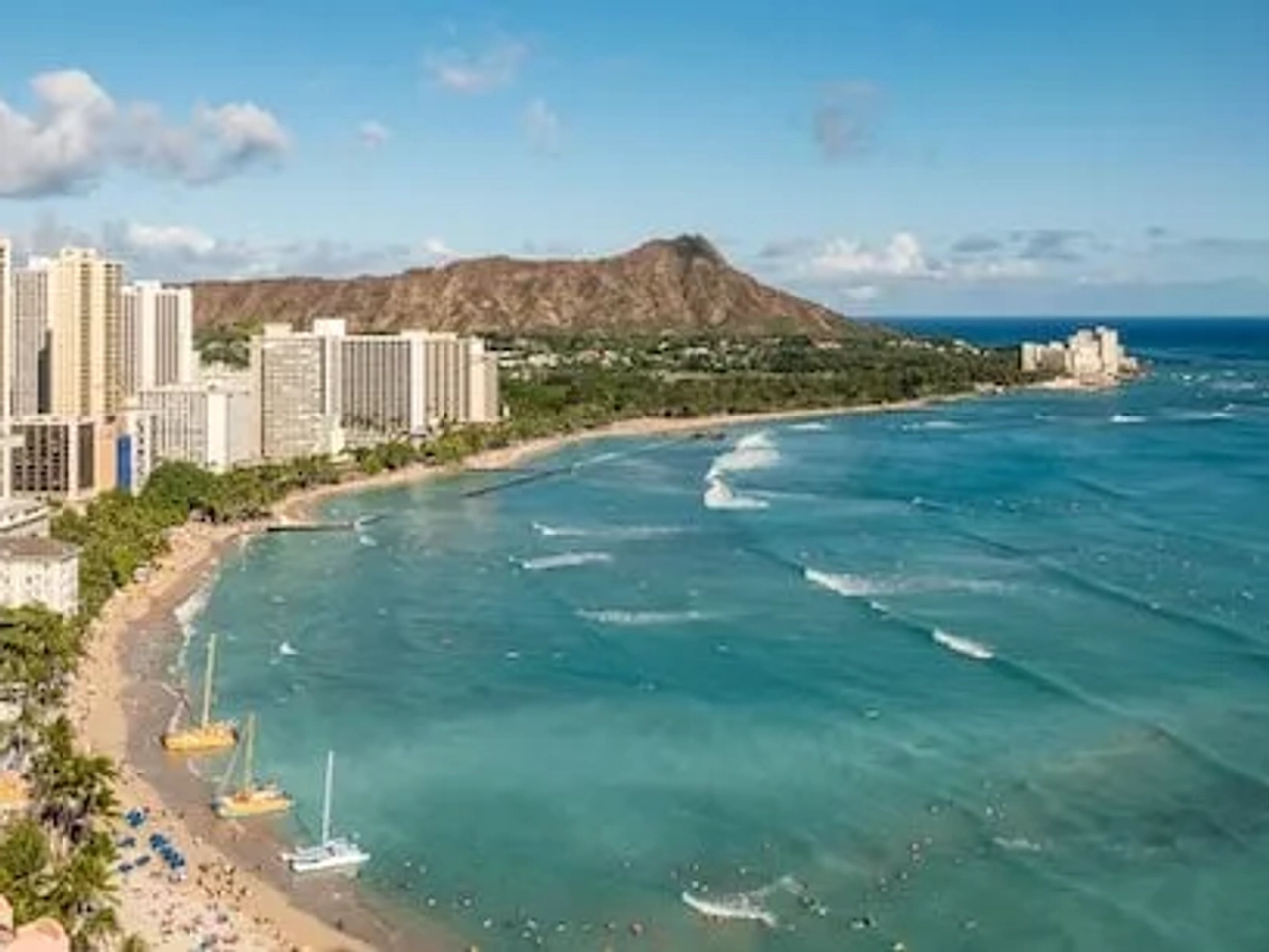 Waikiki Beach no Hawai