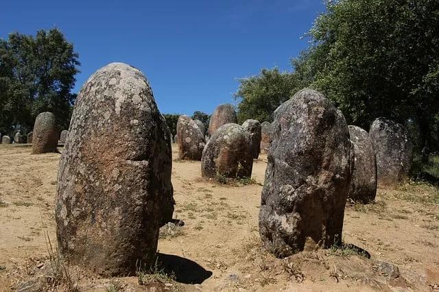 ruinas históricas em evora