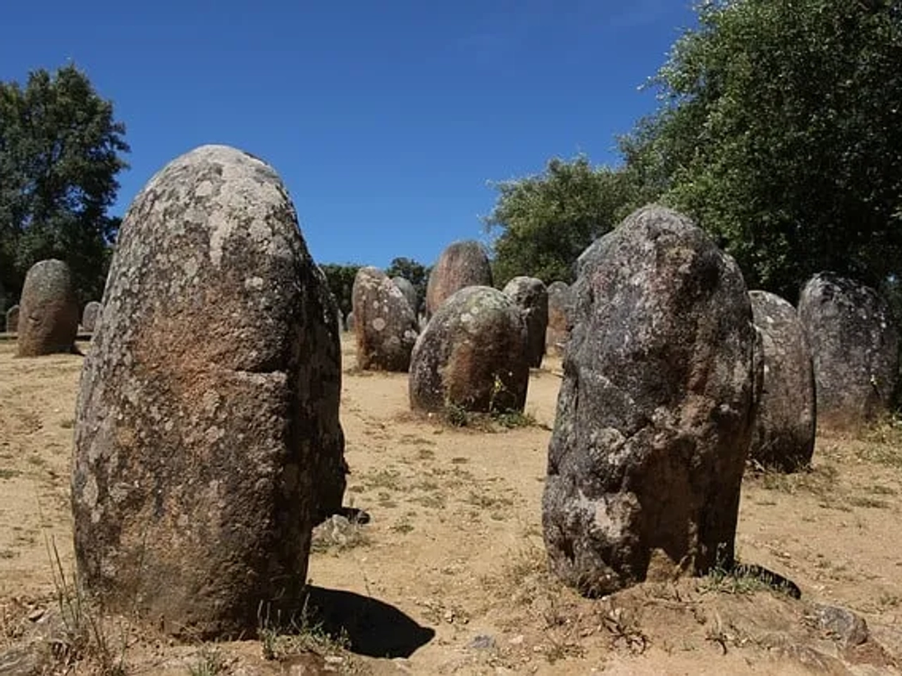 ruinas históricas em evora
