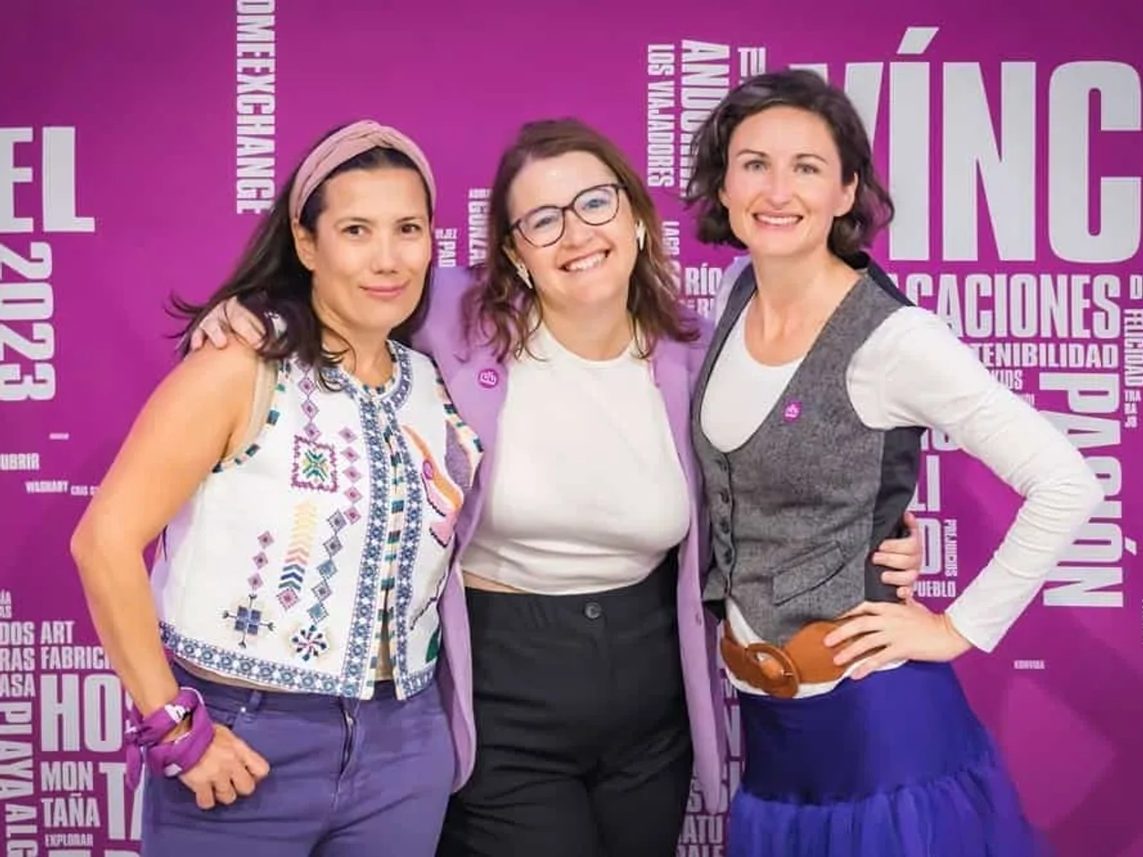 Carla Llamas, Lucía Sánchez y Patricia Velasco.