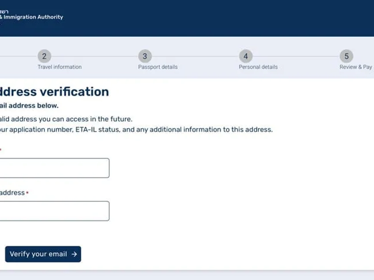 permiso obligatorio para viajar a Israel