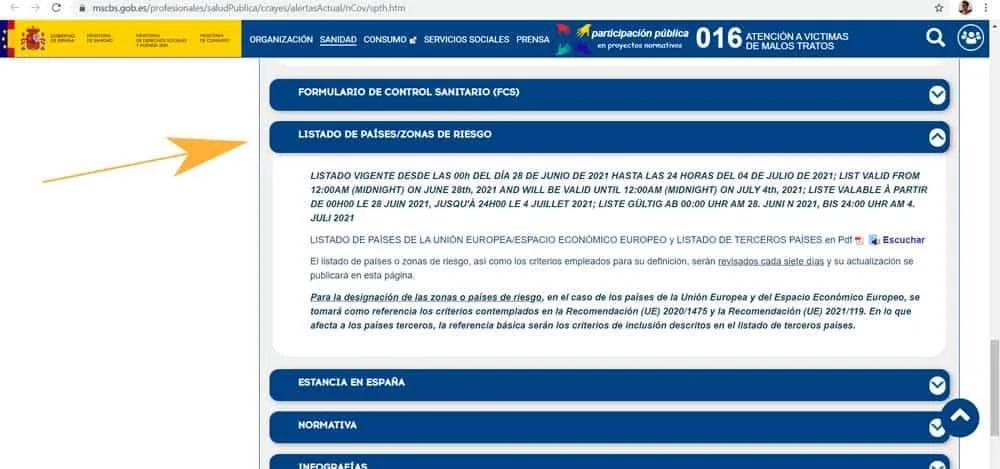 requisitos volver a España covid-19