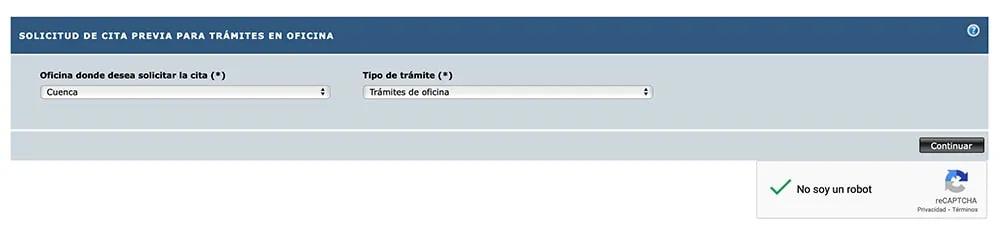 Trámite de oficina DGT