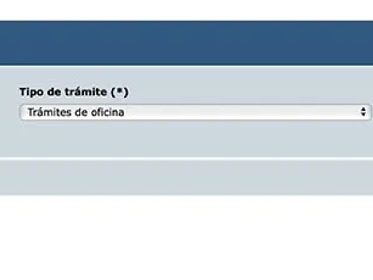 Trámite de oficina DGT