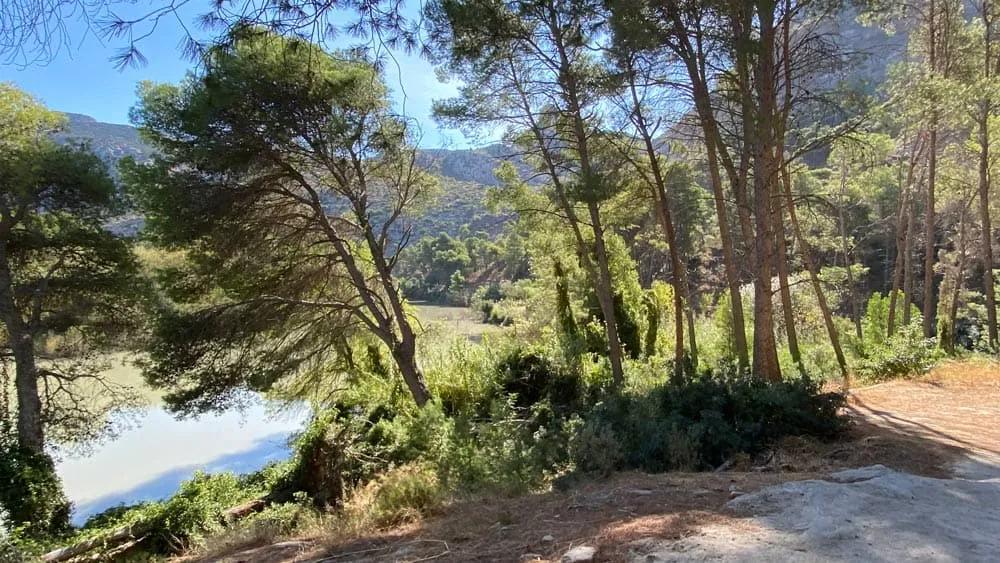 acceso norte al Caminito del Rey