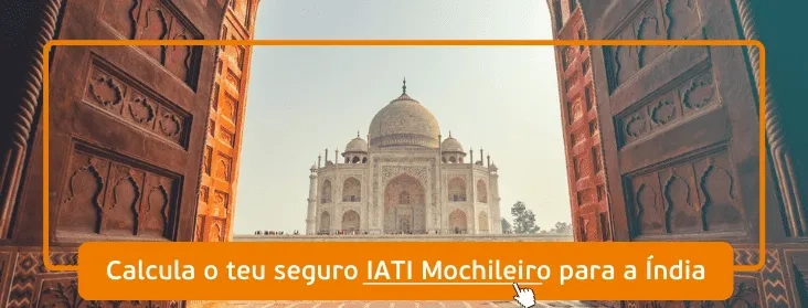 "Calcule seu seguro de viagem IATI para a Índia agora!"