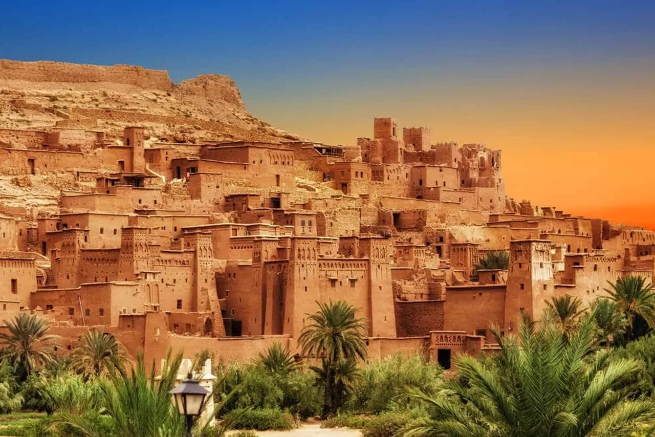kasbah, povoaçao tipica marroquina