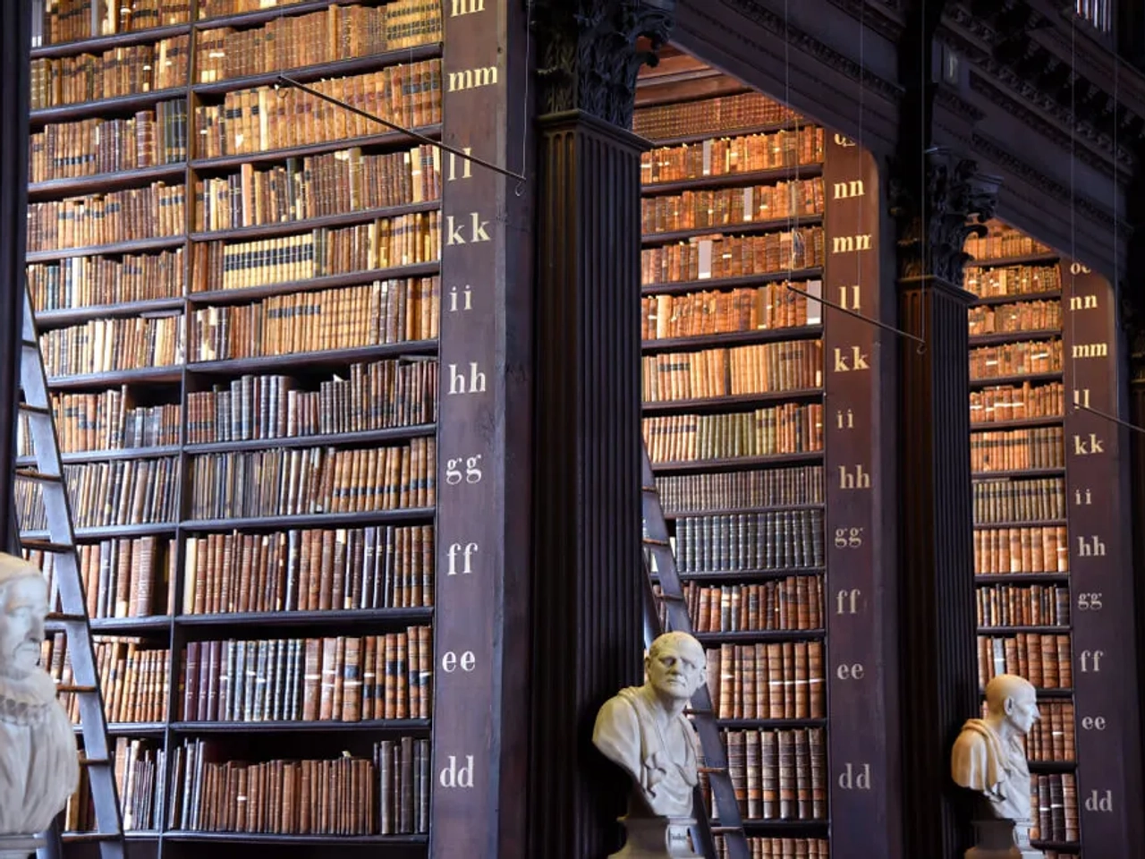 biblioteca do trinity college