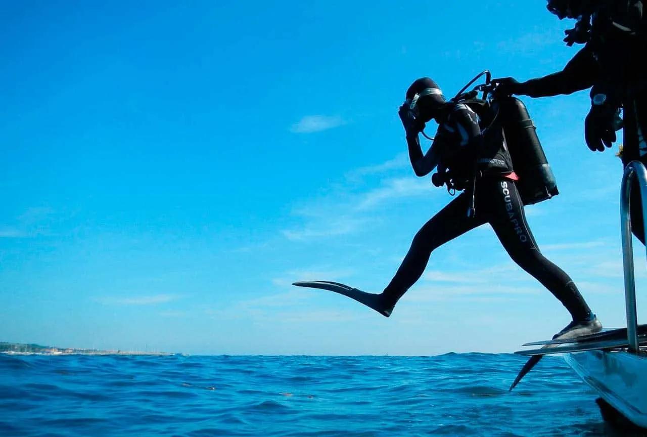 cámara hiperbárica y 40 metros de profundidad