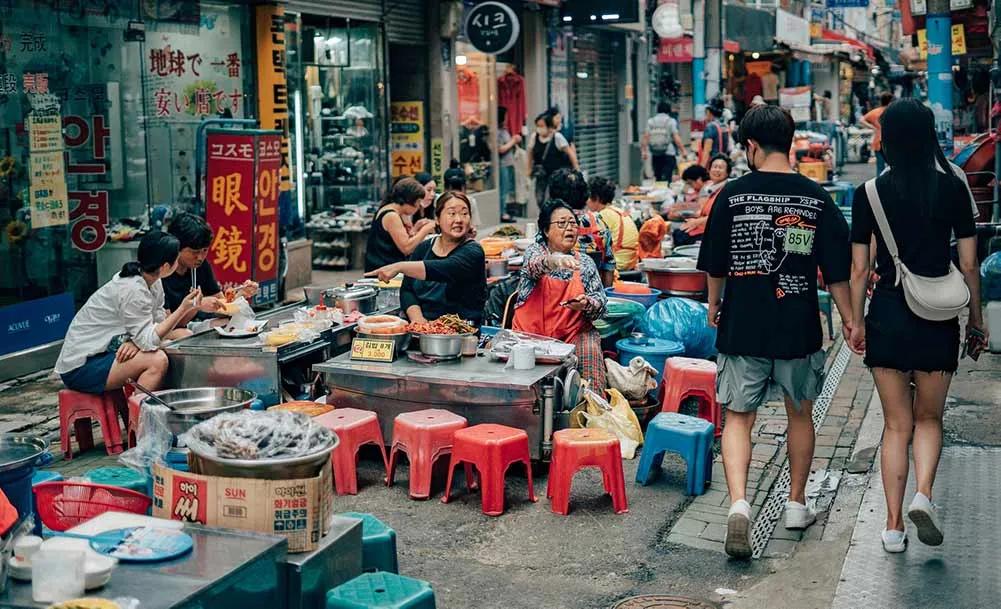 póliza internacional para Corea
