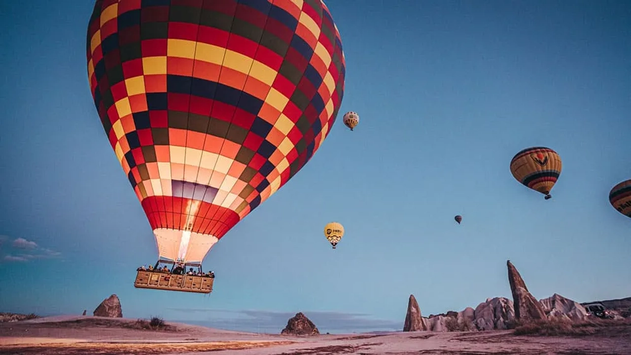 sobrevuelo en globo en Capadocia Turquía