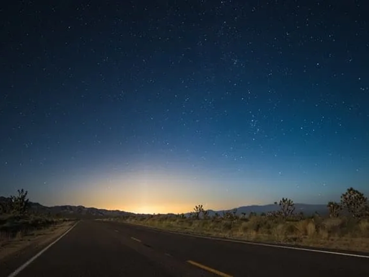 céu estrelado em Nipton