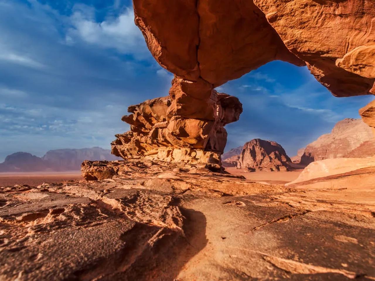 deserto de wadi rum na jordania