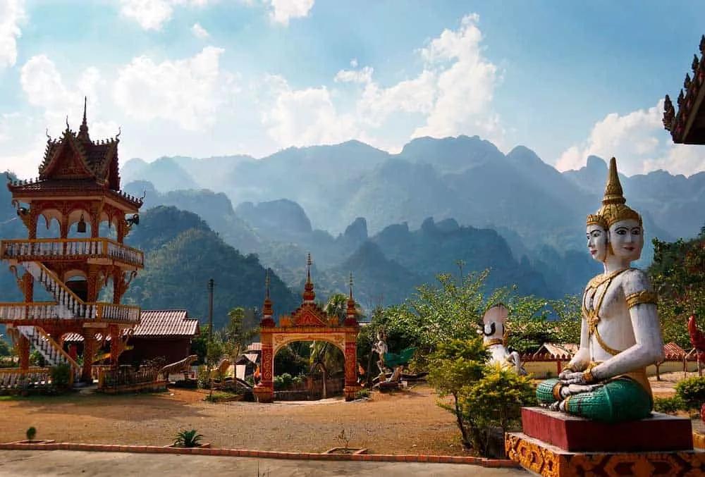 templos en Vang Vieng