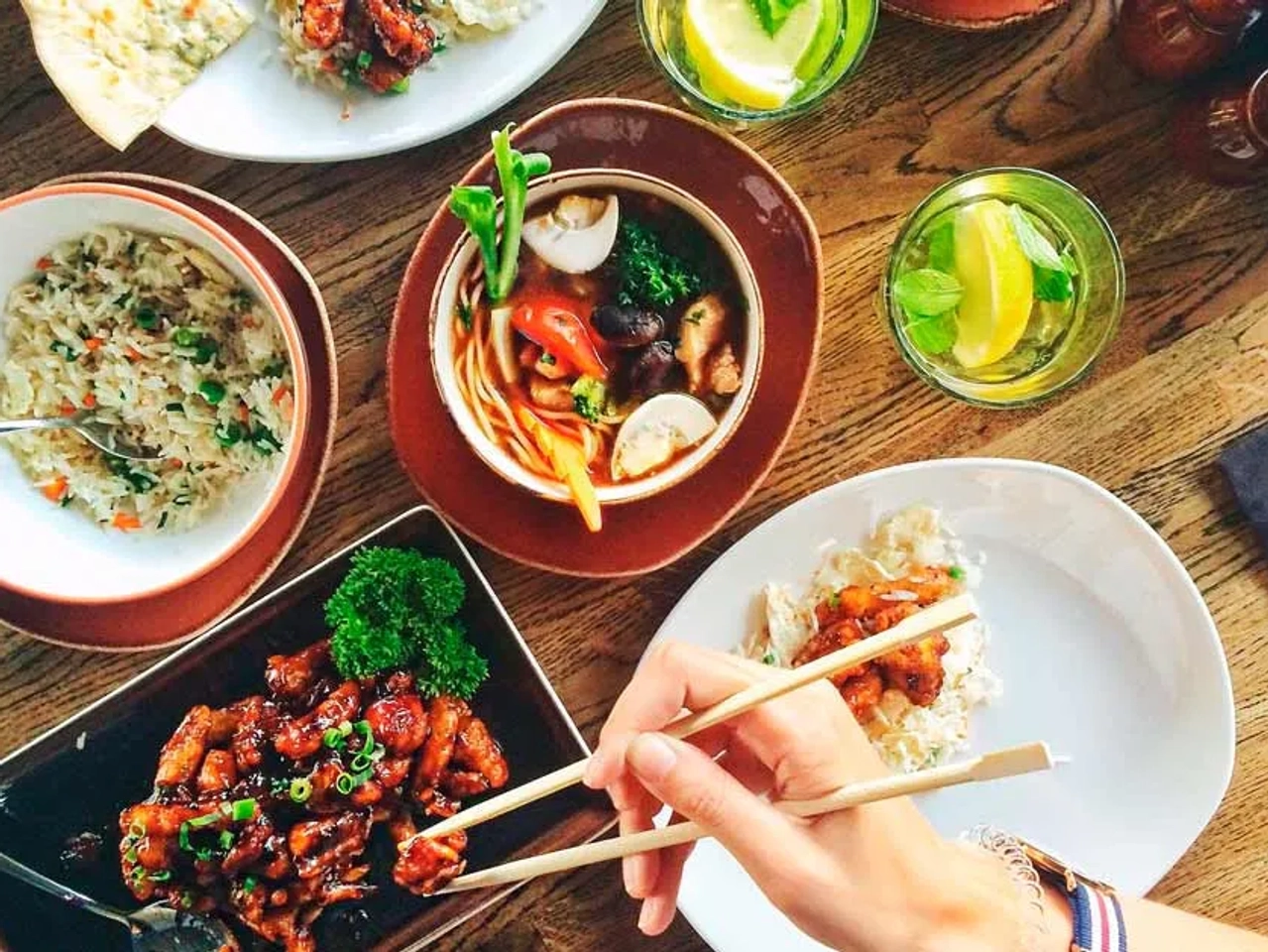 probar la gastronomía en Pekín