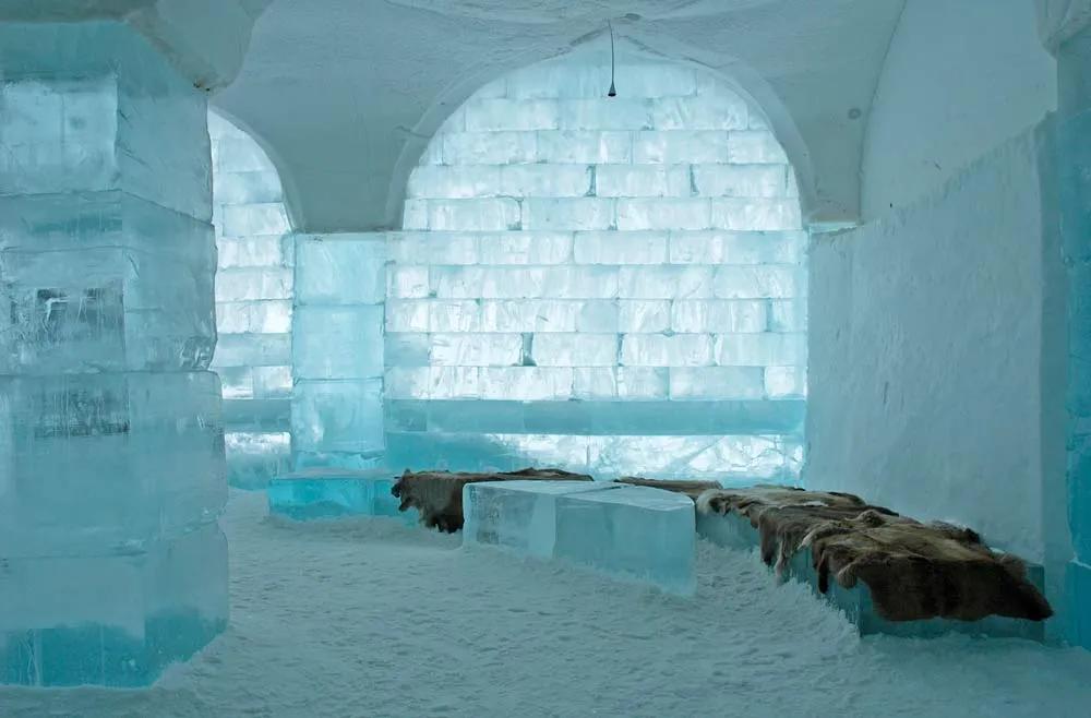Dormir en un hotel de hielo en Suecia