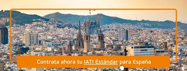 "Contrata tu seguro de viaje IATI para España hoy mismo."