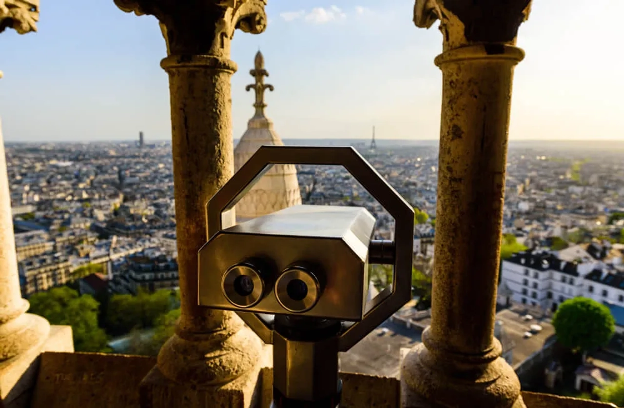 vistas de paris desde o sacre coeur