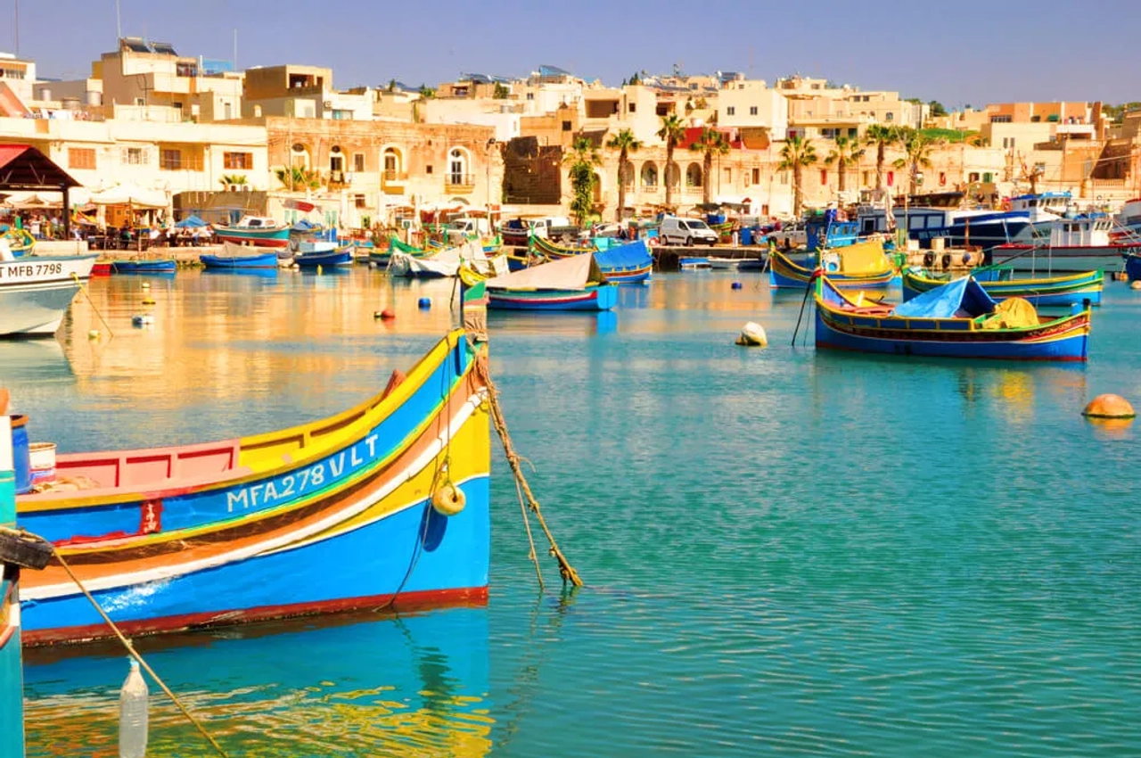 porto de marsaxlokk em malta