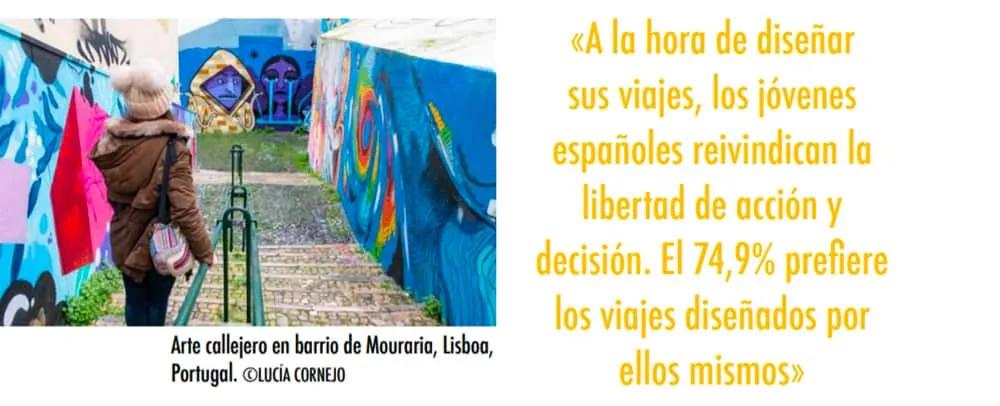 cómo viajan los jóvenes