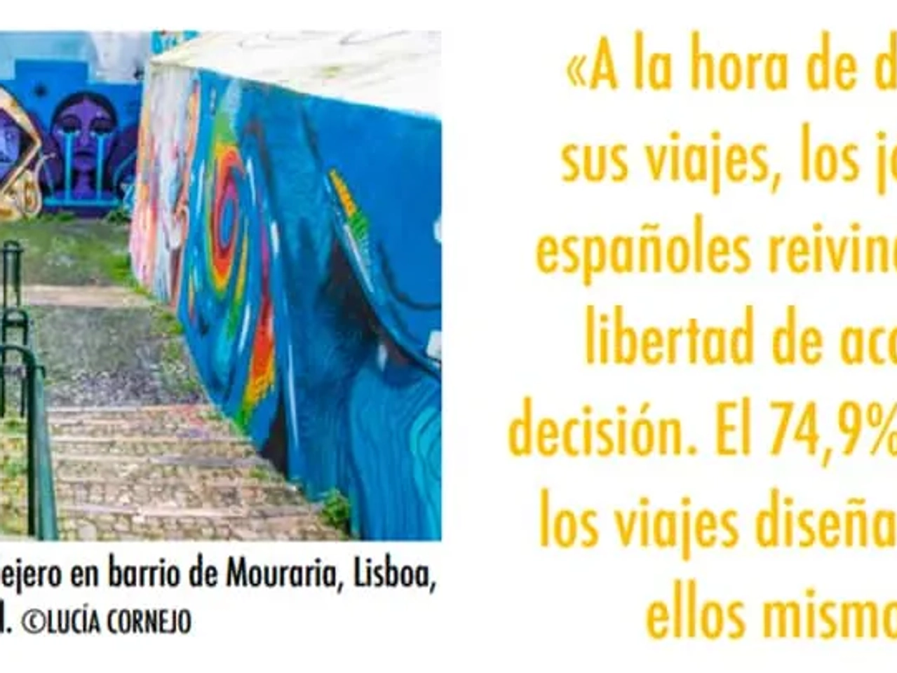 cómo viajan los jóvenes