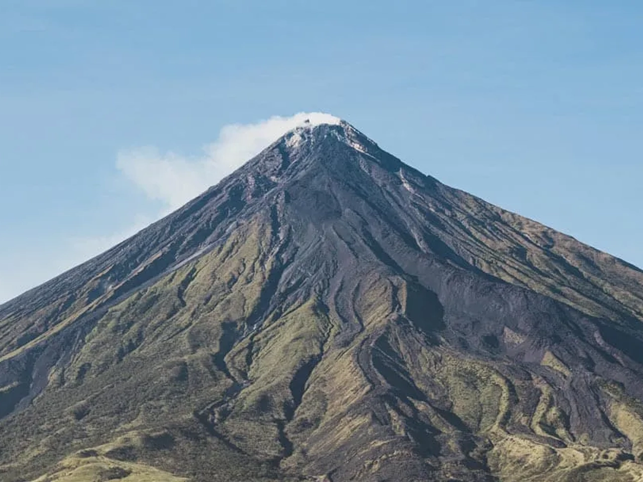 volcán de forma perfecta