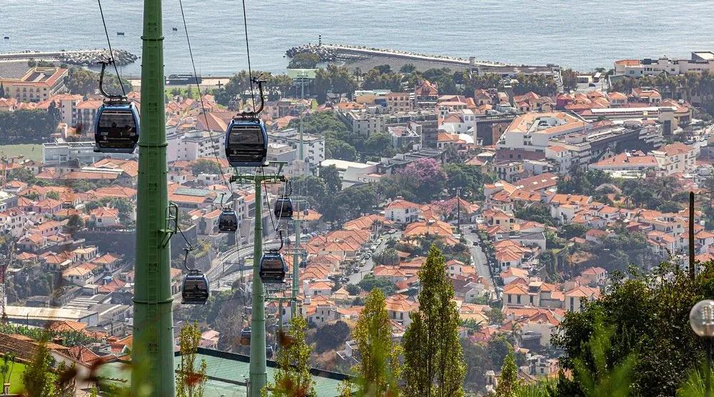 Vista Teleférico do Funchal