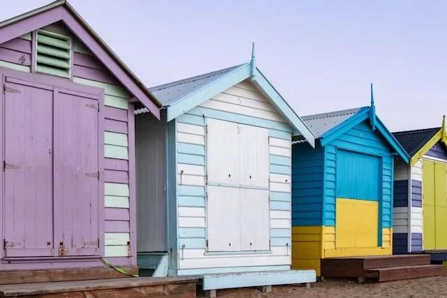 casas coloridas em melbourne australia