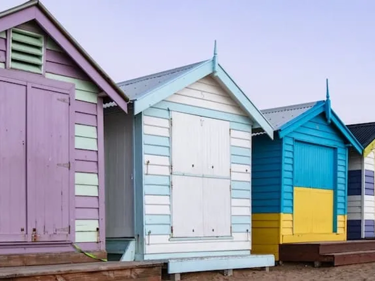 casas coloridas em melbourne australia