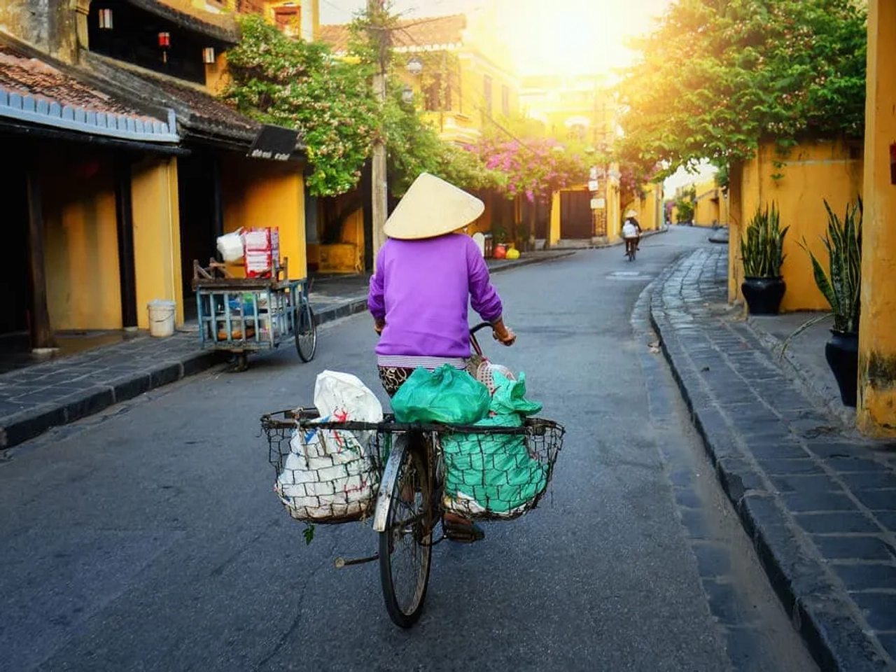 bicicleta na cidade historica de hoi an